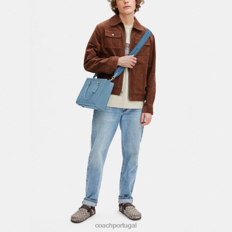 Coach homens bolsa com tela de assinatura piscina 6B20P639