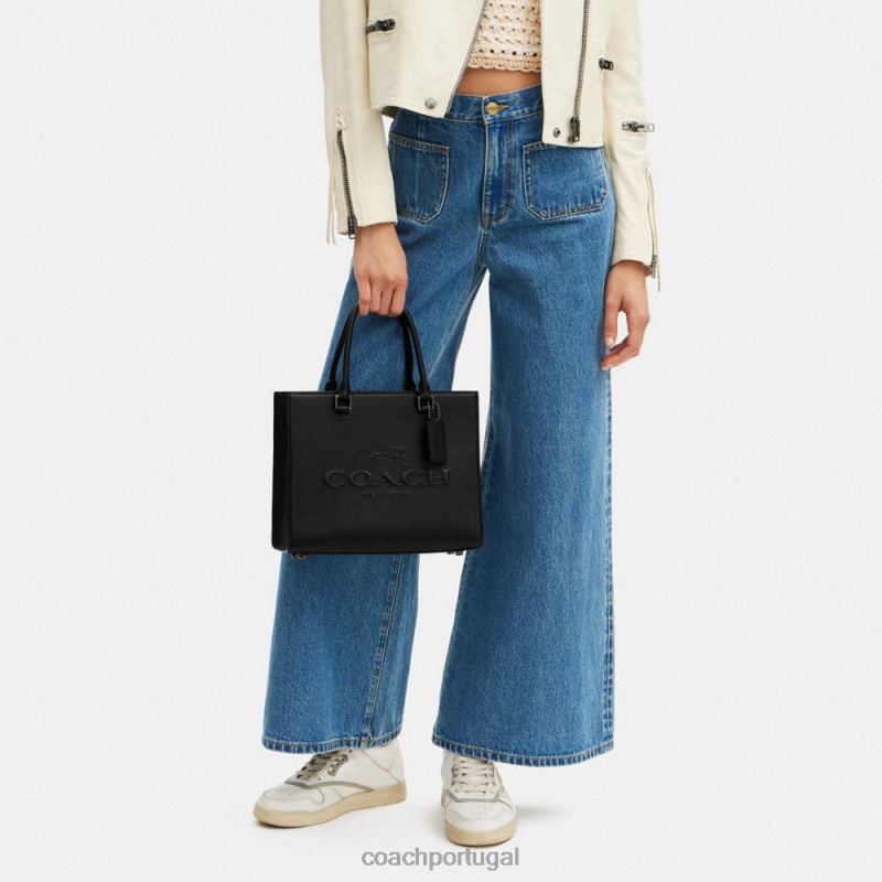 Coach homens bolsa com tela de assinatura preto 6B20P637