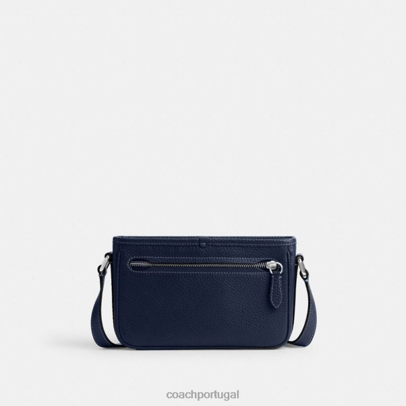 Coach homens Beck Slim Crossbody azul profundo 6B20P661