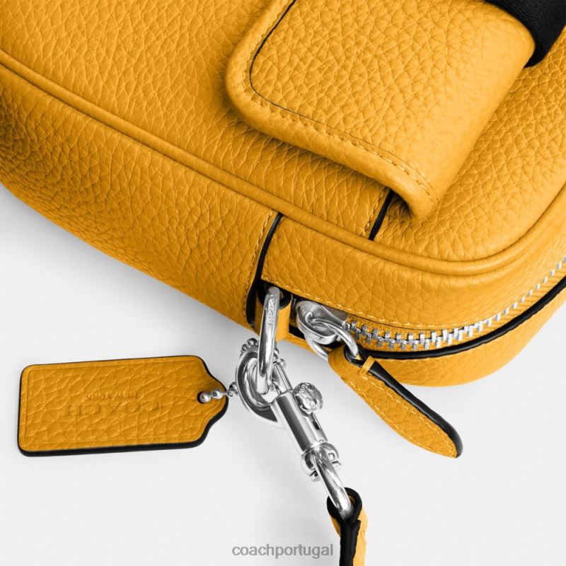 Coach homens beck crossbody botão de ouro 6B20P675