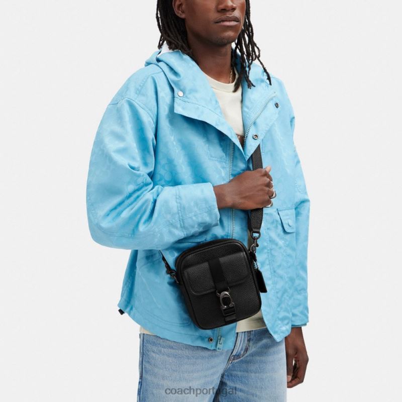 Coach homens beck crossbody preto 6B20P673