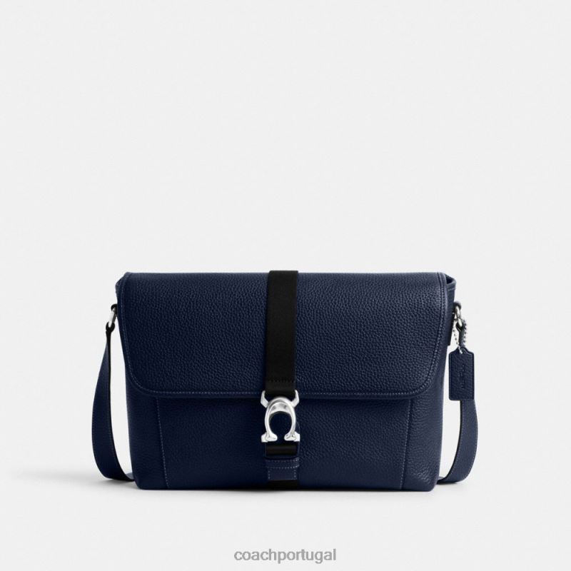 Coach homens beck mensageiro azul profundo 6B20P657