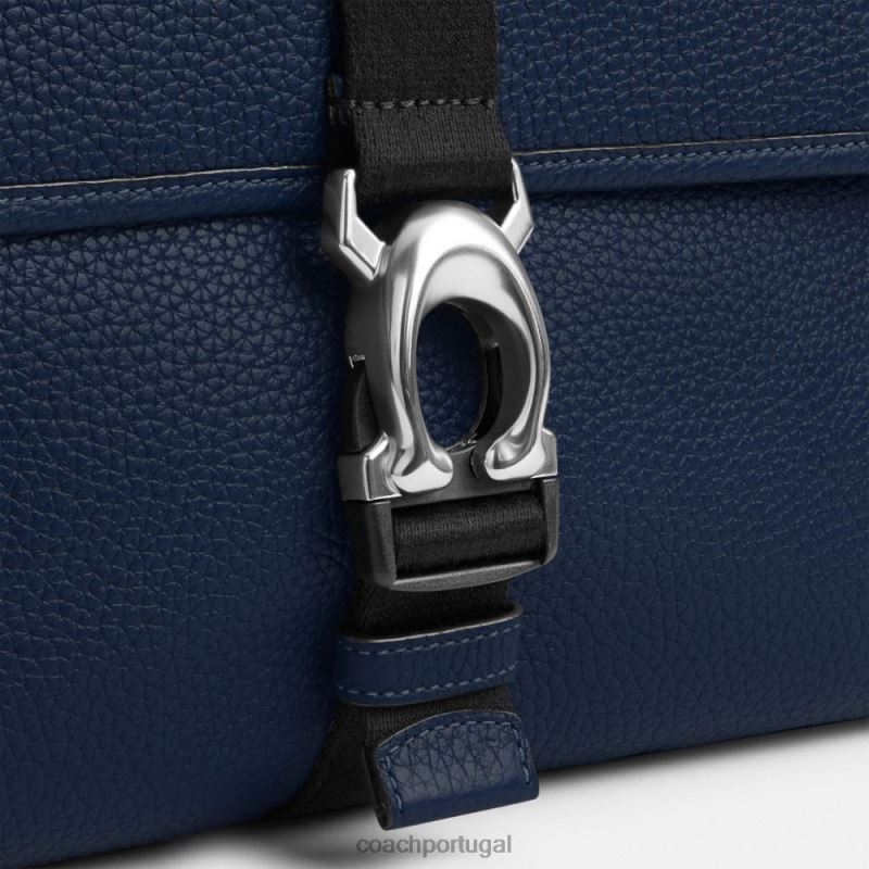 Coach homens beck mensageiro azul profundo 6B20P657