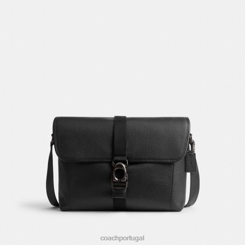 Coach homens beck mensageiro preto 6B20P656