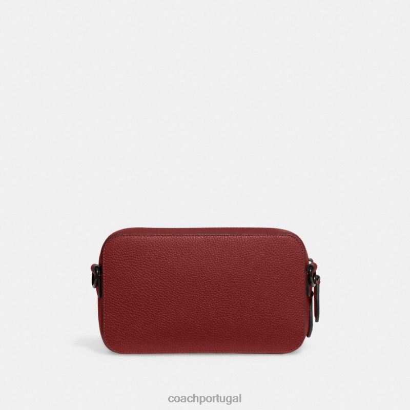 Coach homens charter slim crossbody vermelho rubi 6B20P649