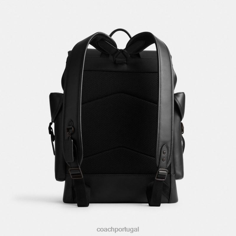 Coach homens mochila de engate preto 6B20P678