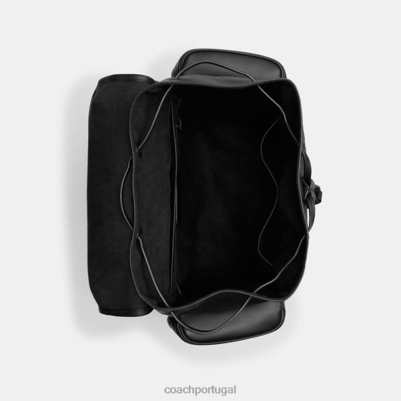 Coach homens mochila de engate preto 6B20P678