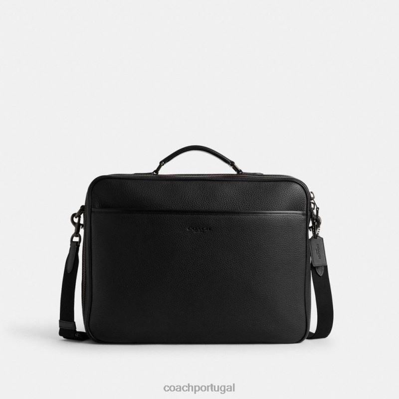 Coach homens gotham conversível breve preto 6B20P618
