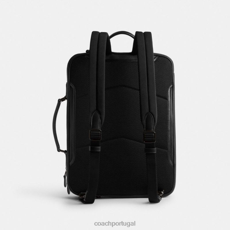 Coach homens gotham conversível breve preto 6B20P618