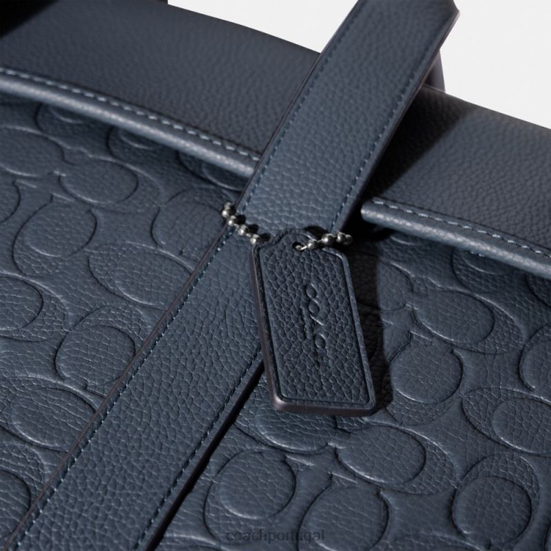 Coach homens portfólio gotham em couro exclusivo jeans 6B20P623