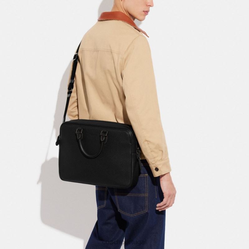 Coach homens resumo de gotham preto 6B20P624