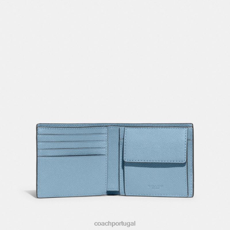 Coach homens carteira de moedas piscina 6B20P716