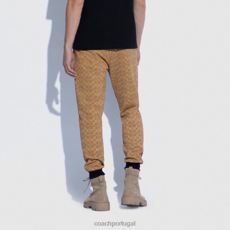 Coach homens corredores essenciais na assinatura assinatura bronzeada 6B20P792