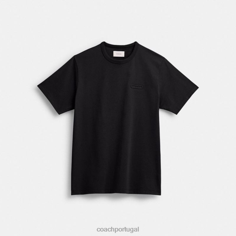 Coach homens camiseta essencial preto 6B20P766