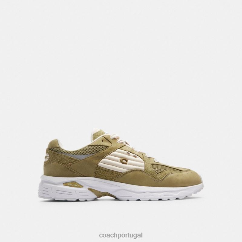 Coach homens tênis c301 musgo 6B20P737