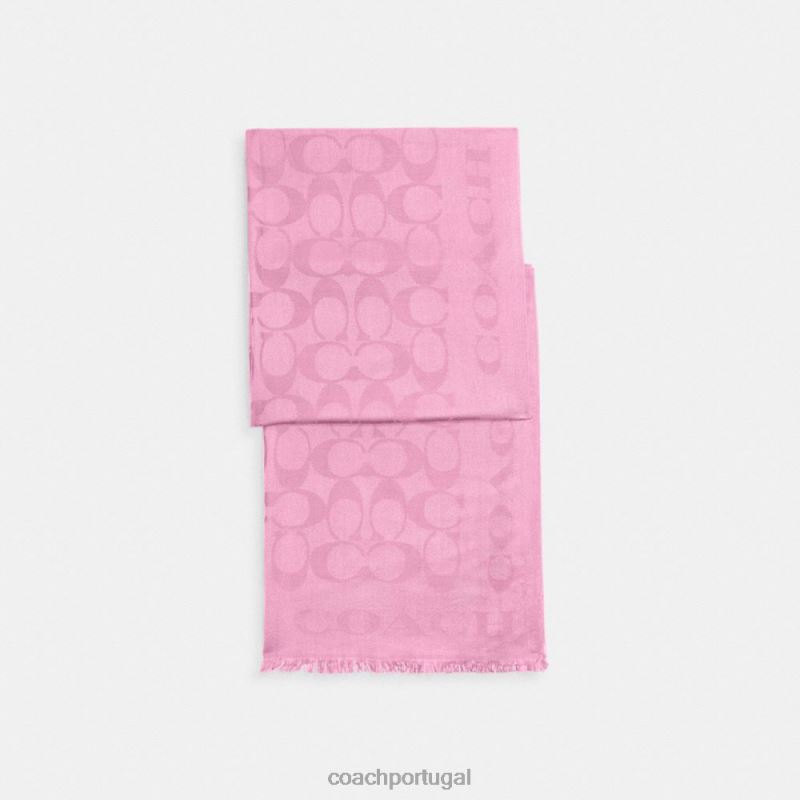 Coach mulheres roubo de assinatura rosa patente 6B20P591