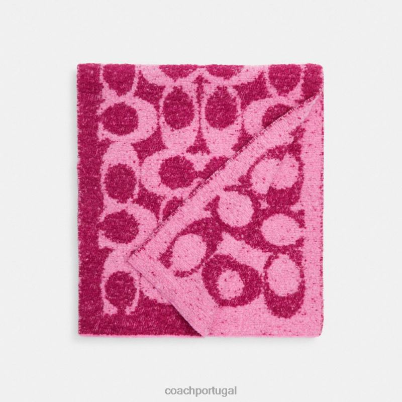 Coach mulheres silenciador de assinatura ameixa profunda 6B20P579