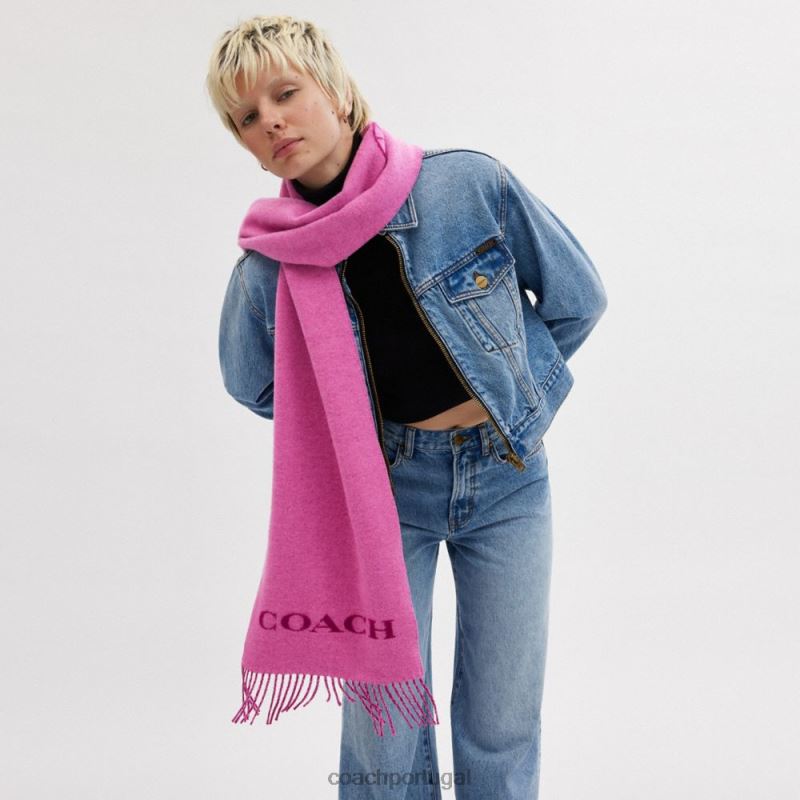 Coach mulheres silenciador de caxemira para cavalos e carruagens ameixa profunda 6B20P575