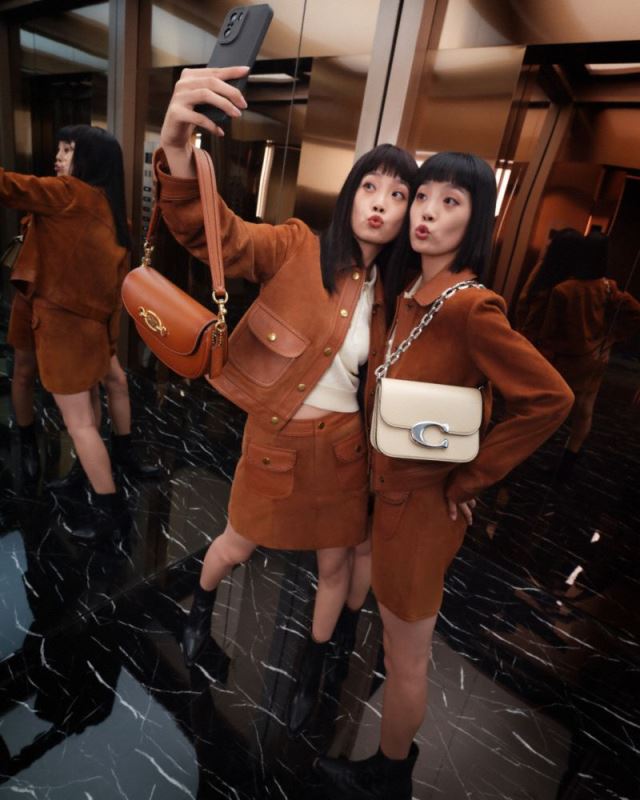 Coach mulheres bolsa de ombro harley b4/giz 6B20P28