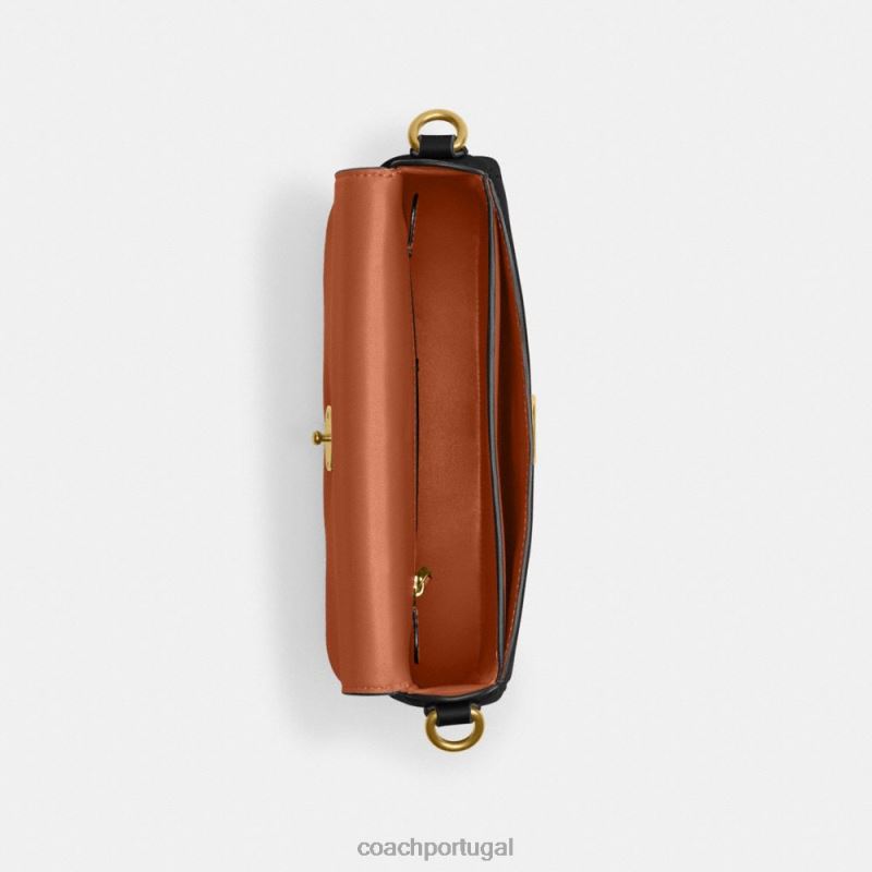 Coach mulheres bolsa de ombro harley b4/preto 6B20P30