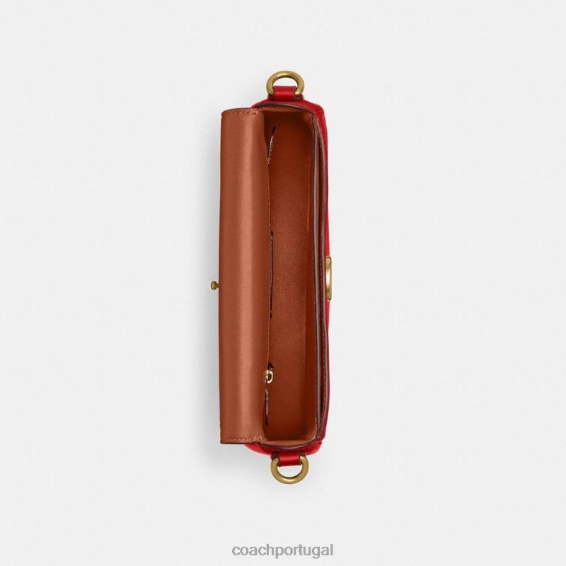 Coach mulheres bolsa tiracolo harley 23 b4/esporte vermelho 6B20P32