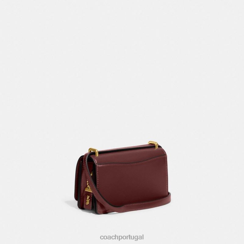 Coach mulheres crossbody bandido b4/vinho 6B20P3