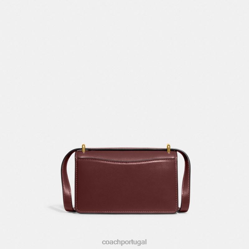 Coach mulheres crossbody bandido b4/vinho 6B20P3