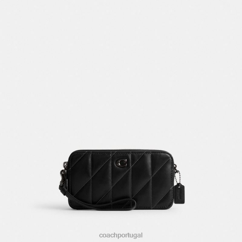 Coach mulheres Kira crossbody com travesseiro acolchoado v5/preto 6B20P311