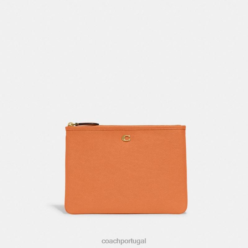 Coach mulheres bolsa 28 b4/laranja desbotado 6B20P317