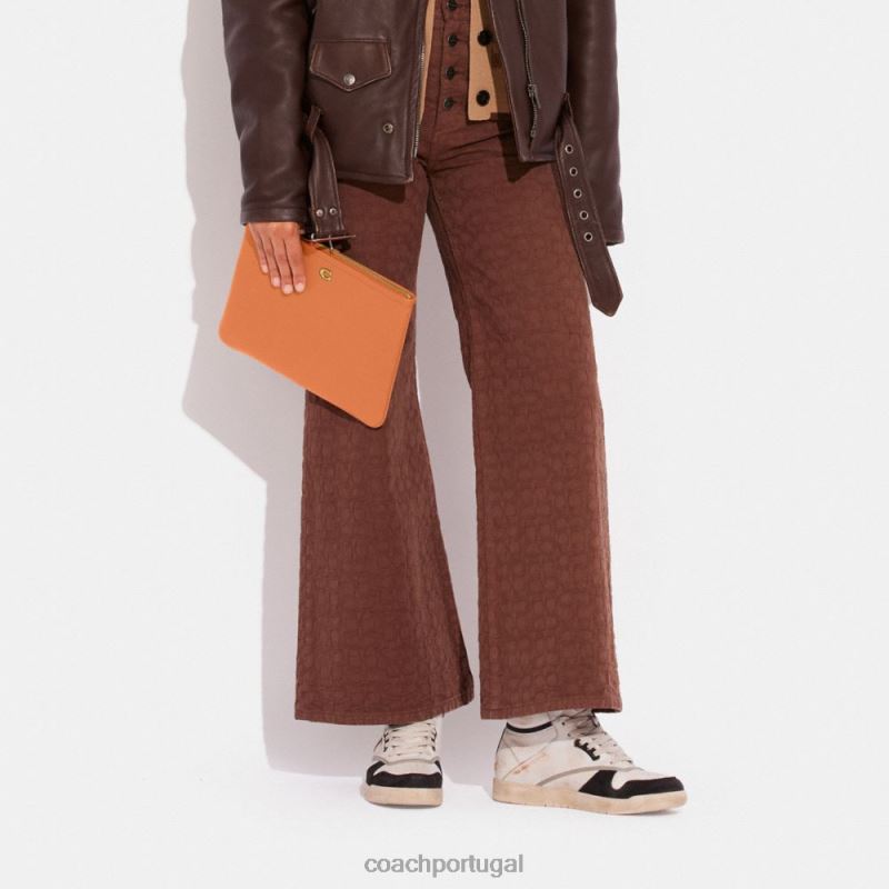 Coach mulheres bolsa 28 b4/laranja desbotado 6B20P317