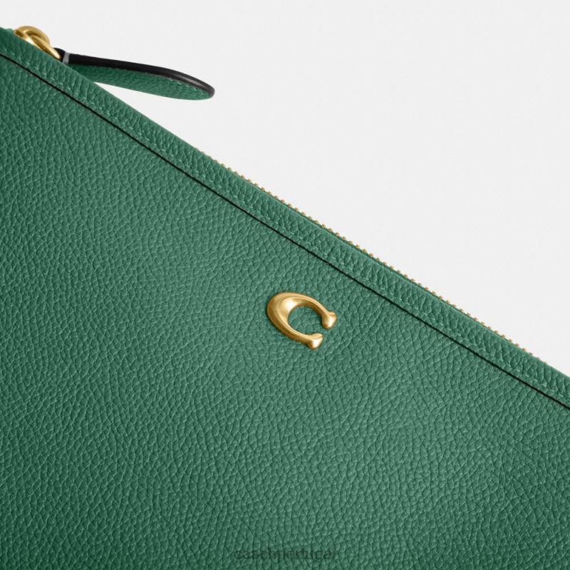 Coach mulheres bolsa 28 b4/verde brilhante 6B20P316