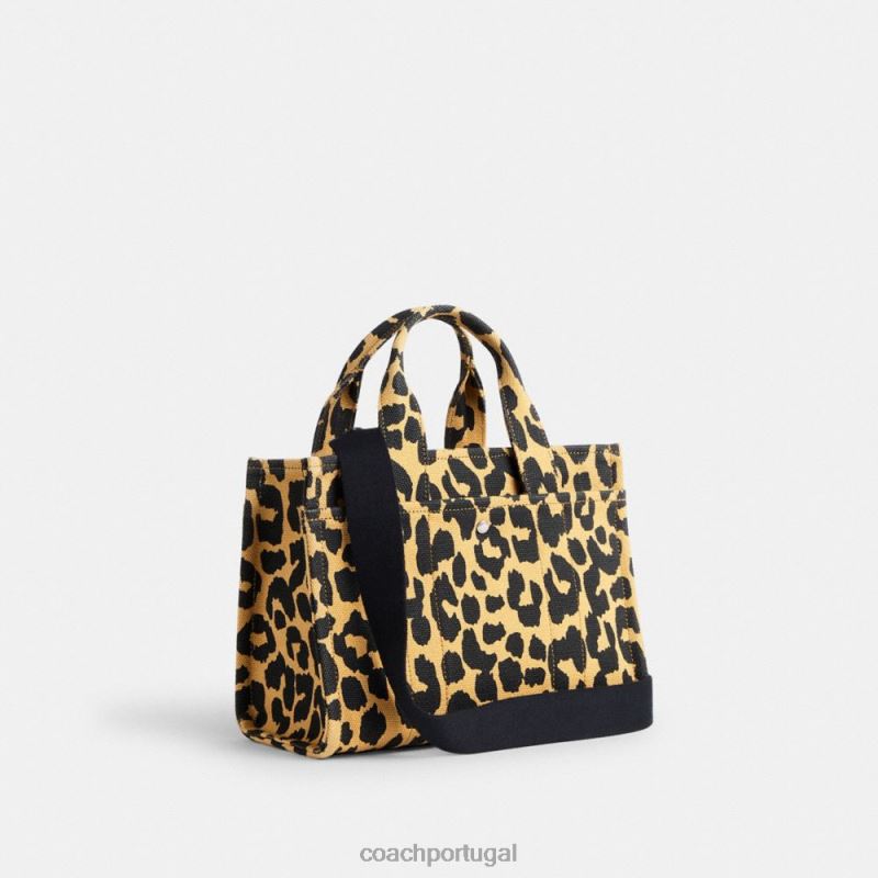 Coach mulheres bolsa cargo 26 com estampa de leopardo lh/leopardo 6B20P292
