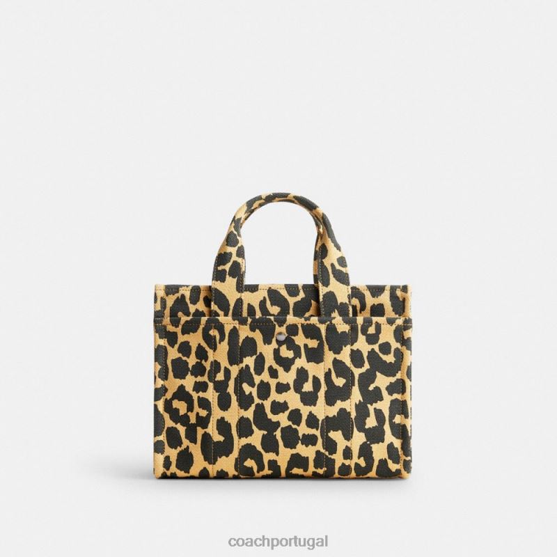 Coach mulheres bolsa cargo 26 com estampa de leopardo lh/leopardo 6B20P292