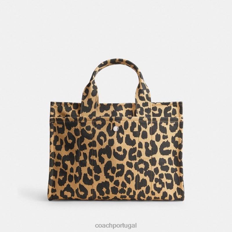 Coach mulheres bolsa cargo com estampa de leopardo lh/leopardo 6B20P293