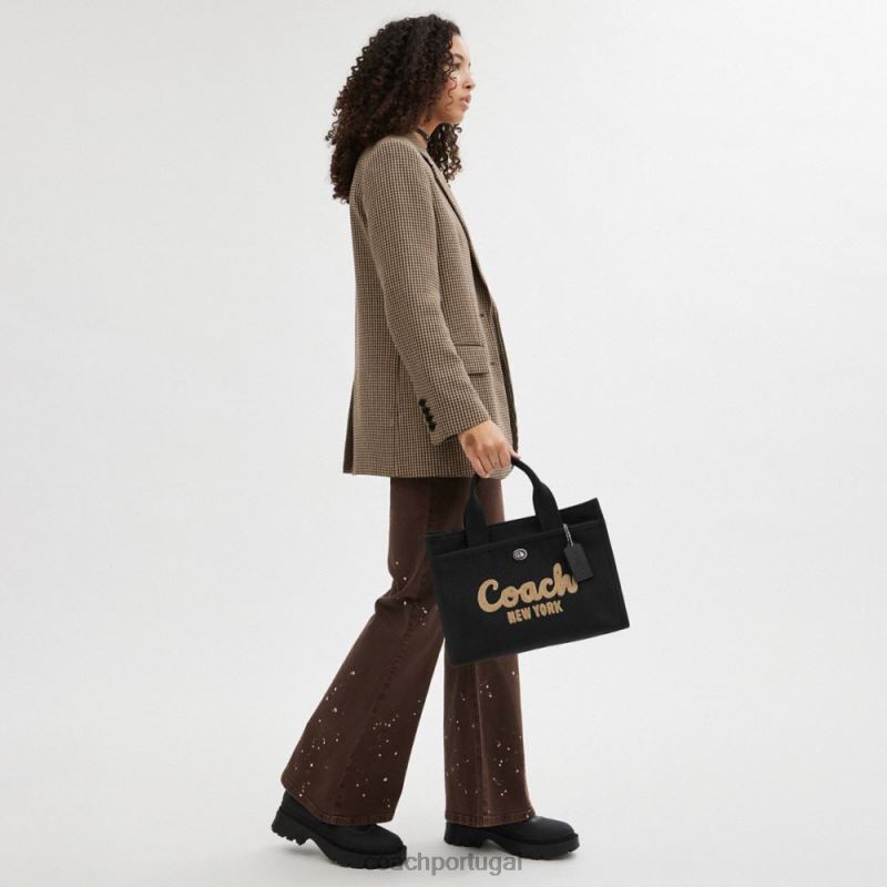 Coach mulheres bolsa de carga lh/preto 6B20P289