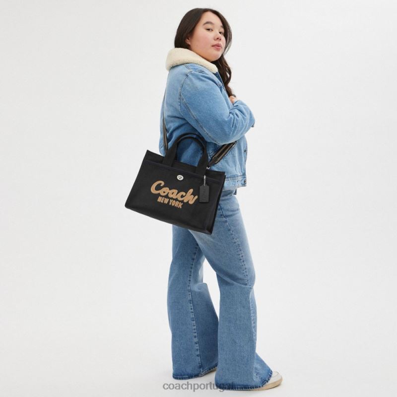 Coach mulheres bolsa de carga lh/preto 6B20P289