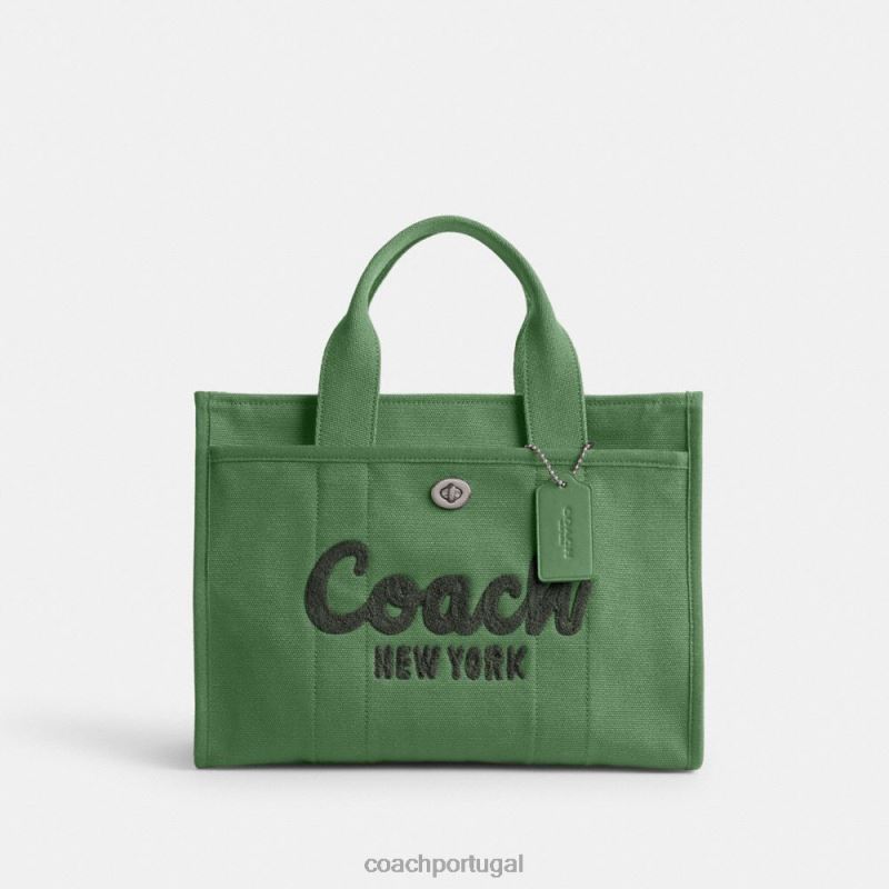 Coach mulheres bolsa de carga lh/verde suave 6B20P294