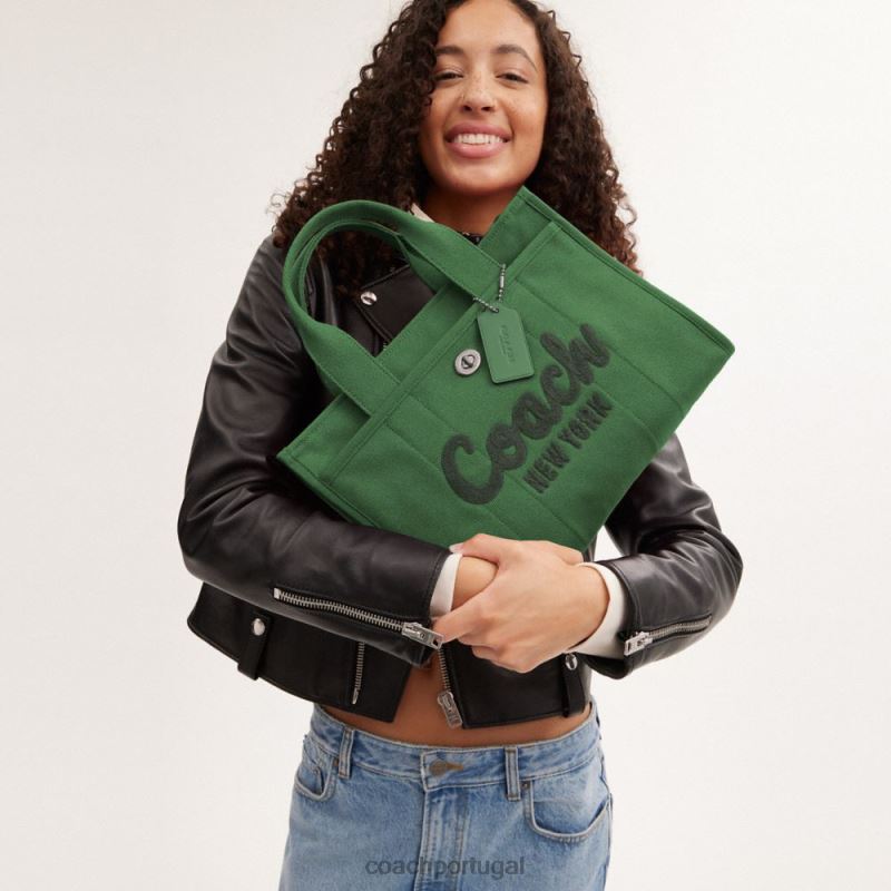 Coach mulheres bolsa de carga lh/verde suave 6B20P294