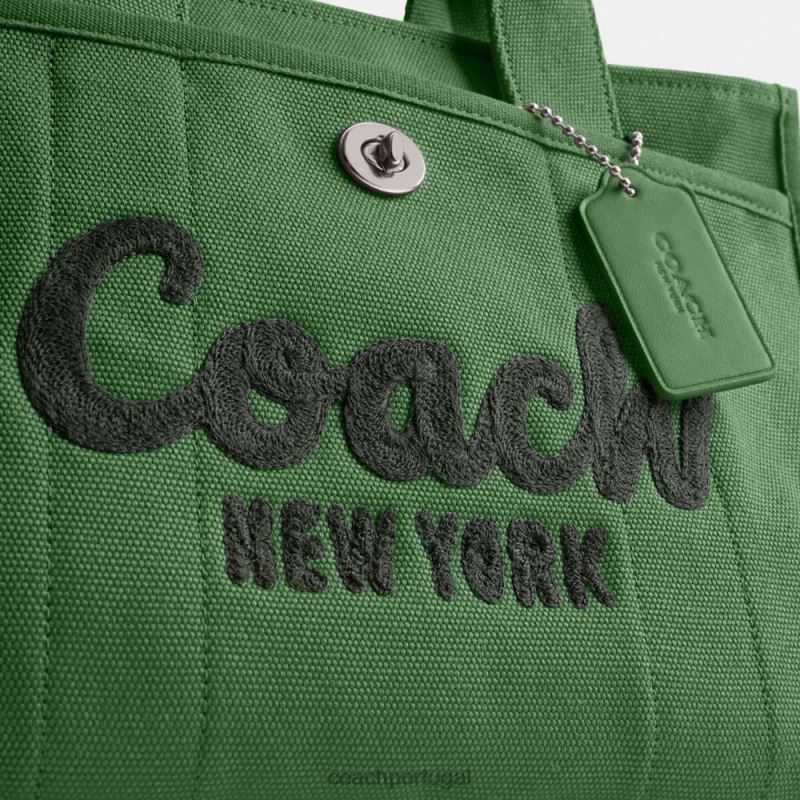 Coach mulheres bolsa de carga lh/verde suave 6B20P294