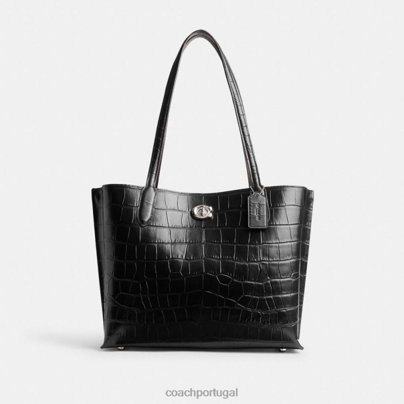Coach mulheres bolsa de salgueiro lh/preto multi 6B20P284