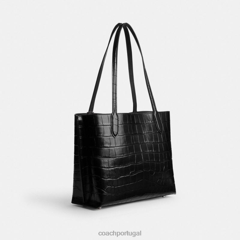 Coach mulheres bolsa de salgueiro lh/preto multi 6B20P284