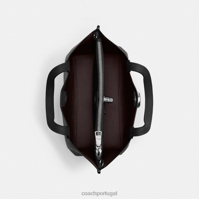 Coach mulheres bolsa salgueiro 24 lh/preto multi 6B20P287