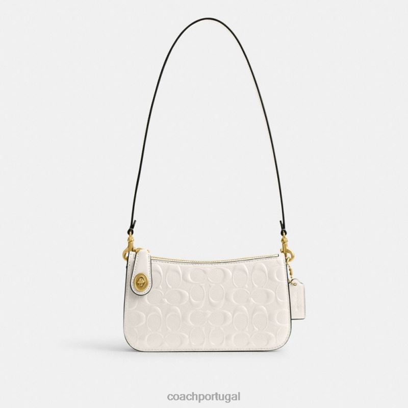 Coach mulheres bolsa penn em couro exclusivo b4/giz 6B20P66