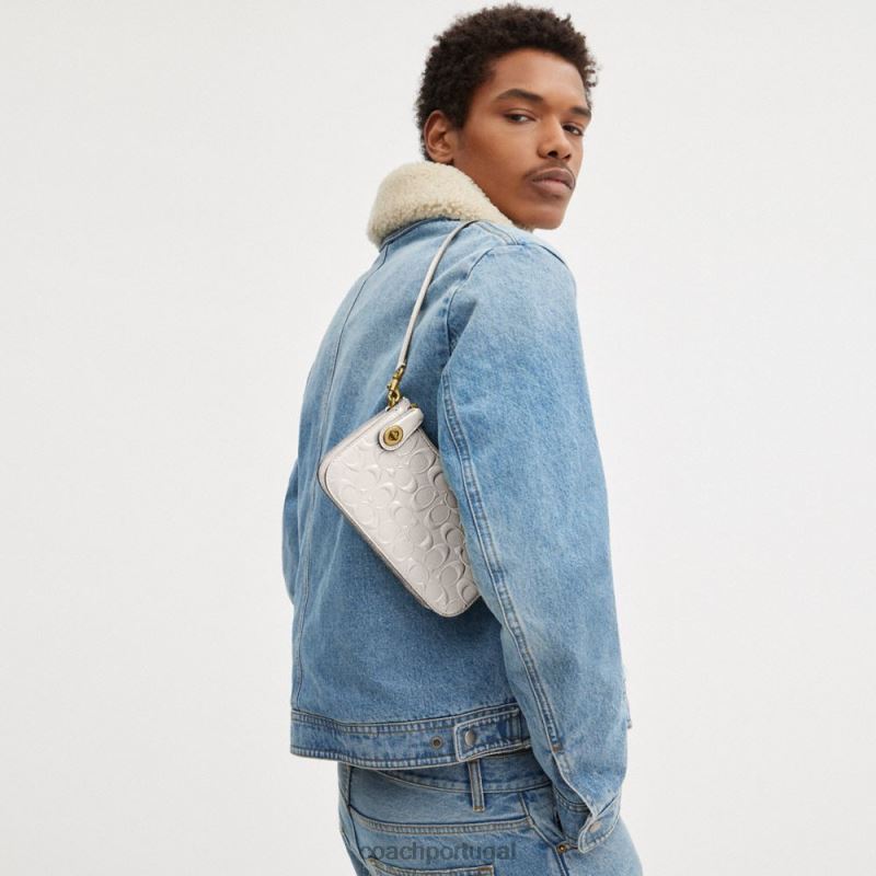 Coach mulheres bolsa penn em couro exclusivo b4/giz 6B20P66