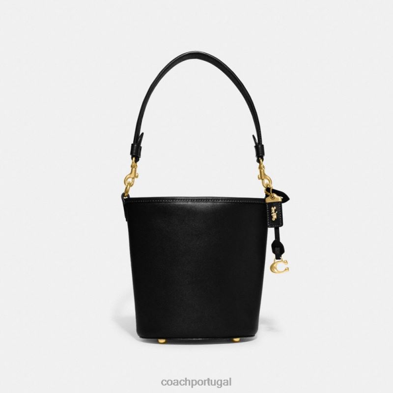Coach mulheres bolsa bucket dakota 16 b4/preto 6B20P17