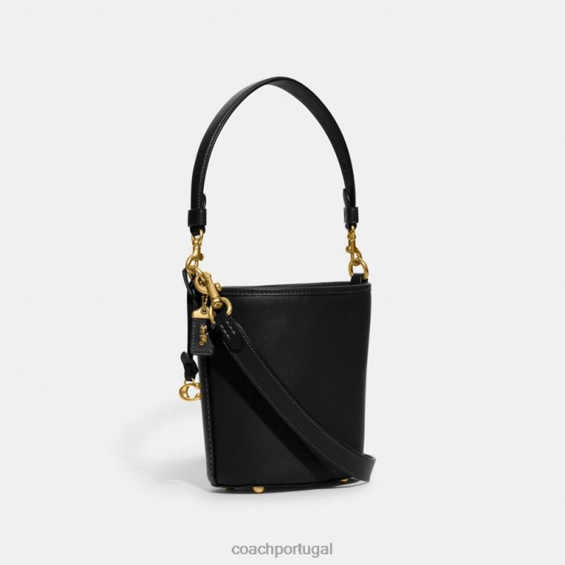Coach mulheres bolsa bucket dakota 16 b4/preto 6B20P17