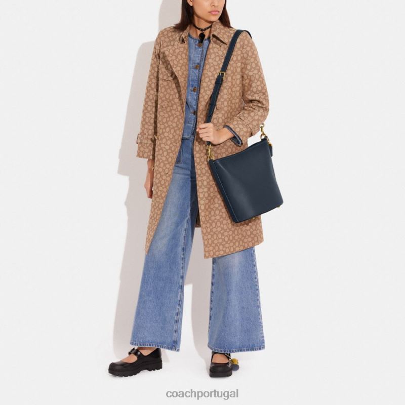 Coach mulheres bolsa dakota b4/jeans 6B20P16