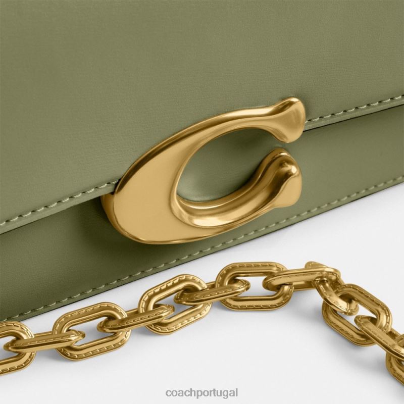 Coach mulheres bolsa ídolo 23 b4/musgo 6B20P39