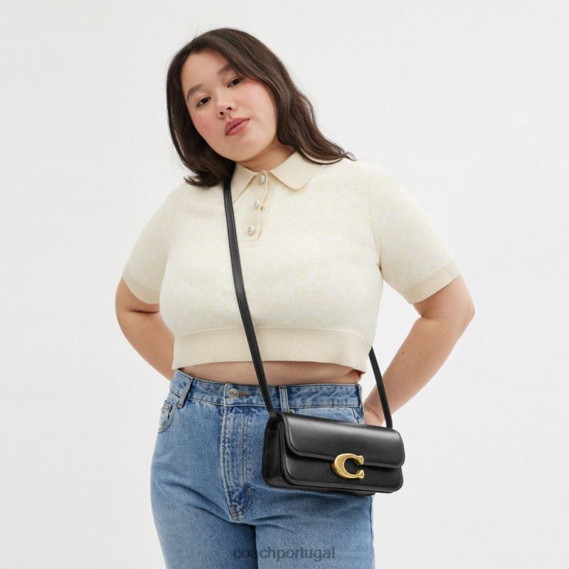 Coach mulheres bolsa ídolo 23 b4/preto 6B20P35