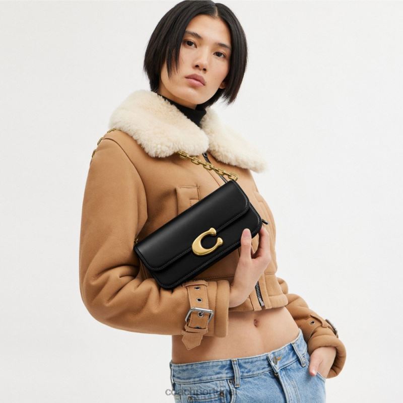 Coach mulheres bolsa ídolo 23 b4/preto 6B20P35